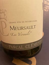 Image result for Pascal Clement Meursault Vireuils