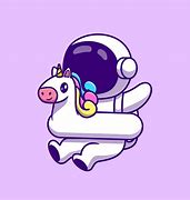 Image result for Astronout and Unicorn Doodle
