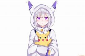 Image result for Anime Girl Pikachu Hoodie Laptop Wallpaper