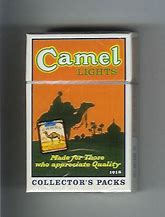 Image result for List of Camel Cigs