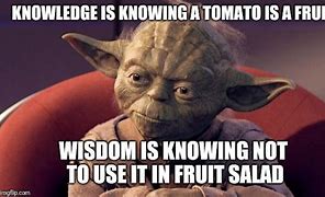 Image result for Yoda Wisdom Meme