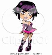 Image result for Gothic Chick Clip Art
