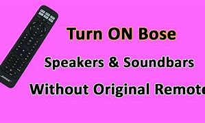 Image result for Bose Soundbar Remote