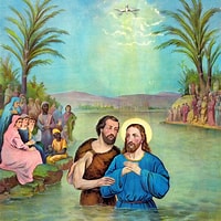 Image result for il battesimo di gesù. Size: 200 x 200. Source: spiritualray.com