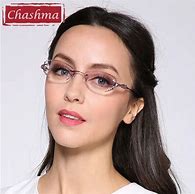 Image result for Rimless Glasses Women Myopia