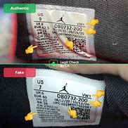 Image result for Jordan 4 Tag Real vs Fake