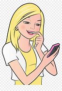 Image result for Texting Cartoon