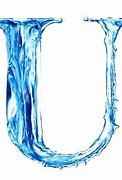 Image result for Letter U Watery