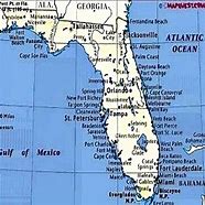 Image result for florida west coast beaches map