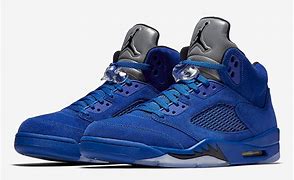 Image result for Jordan 5s Blue