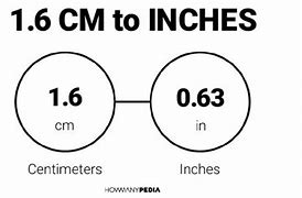 Image result for How Big Is 6 Centimeters in Inches