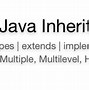 Image result for Single Inheritance in Java
