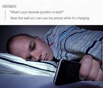 Image result for Sleeping with Phone Meme
