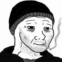 Image result for Black and White Sad Face Meme