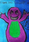 Image result for Evil Barney Teletubbies