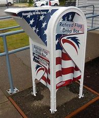 Image result for American Flag Drop Box
