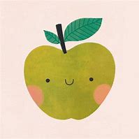Image result for Apple Shape Drawing
