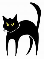 Image result for Vintage Halloween Cat Clip Art