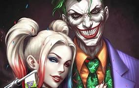 Image result for Harley Quinn and Joker Wall Art