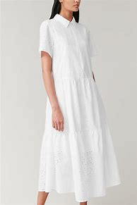 Image result for White Embroidered Dress in the Top