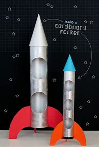 Image result for Homemade Cardboard Rocket