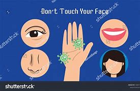 Image result for Don't Touch Face Logo