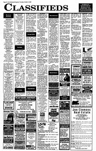 Image result for Classified Ads Newspaper