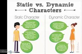 Image result for Dynamic and Static Character Examples