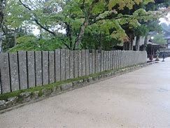 Image result for Japan Stone Fence Art