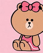 Image result for iPhone 7s Plus.line Friends Brown