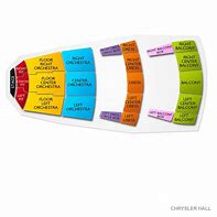 Image result for Chrysler Hall Seating Chart