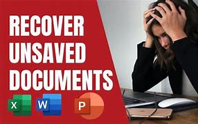 Image result for Recover Unsaved Word Document