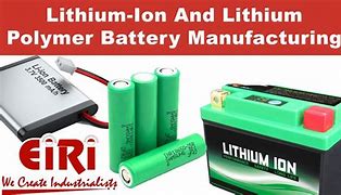 Image result for Lithium Polymer Battery Manufacturing