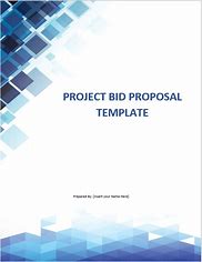 Image result for Bid Proposal Cover Page