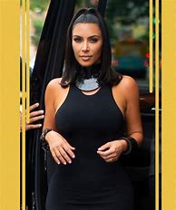 Image result for Kim Kardashian Hair Half Up