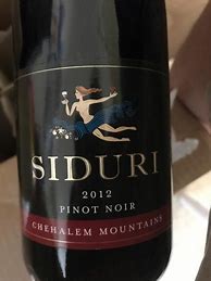 Image result for Siduri Pinot Noir Chehalem Mountains