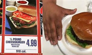 Image result for Costco Food Court Burger