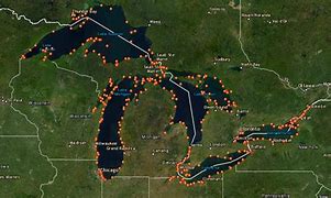 Image result for Great Lakes Lighthouses the Toledo News Map