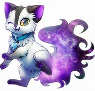 Image result for Cute Anime Girl Galaxy Cat