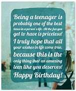 Image result for Teenage Birthday Quotes