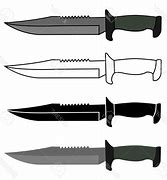 Image result for Rambo Knife Drawing