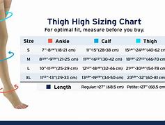 Image result for Jobst Thigh High Size Chart