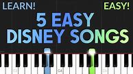 Image result for Disney Piano Sheet Music with Letters