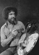 Image result for Bob Ross Wig and Beard