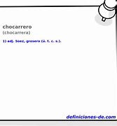 Image result for chocarrero