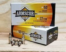 Image result for 22 TCM Ammo