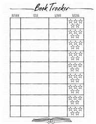 Image result for Bullet Journal Reading Log Printable