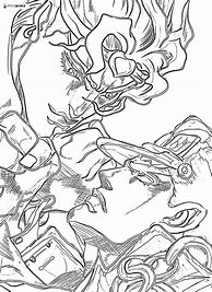 Image result for Dio Brando Coloring Pages