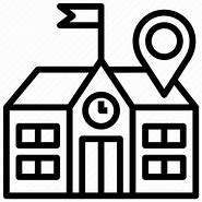 Image result for Pin of School On a Map Blue