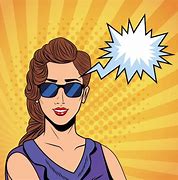 Image result for Pop Art Woman Vector